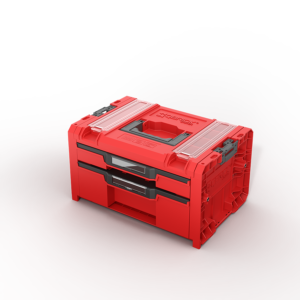 Qbrick System PRO Drawer 2 Toolbox 2.0 Profi Expert Red Ultra HD Custom